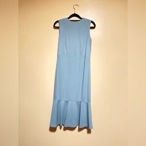 Ann Taylor Light Blue Midi Dress